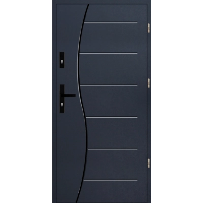 Drzwi T43 A4 BLACK Antracyt 72 mm